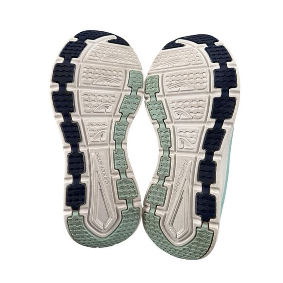 Skechers D'Lux Walker Infinite Motion / Women / Black/PINK / BLUE Sz 8.5 Trainer - Picture 9 of 11